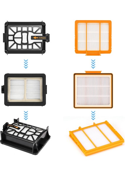 Yedek Parçalar Rulo Fırça Yan Fırçalar AV2501AE AV2502AE Elektrikli Süpürge Aksesuarları Için Hepa Filtreler (Yurt Dışından) fırsatları