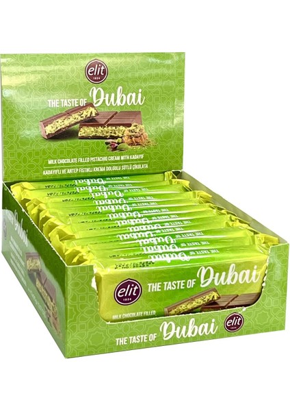 Dubai Çikolatası 90 gr 12 Adet