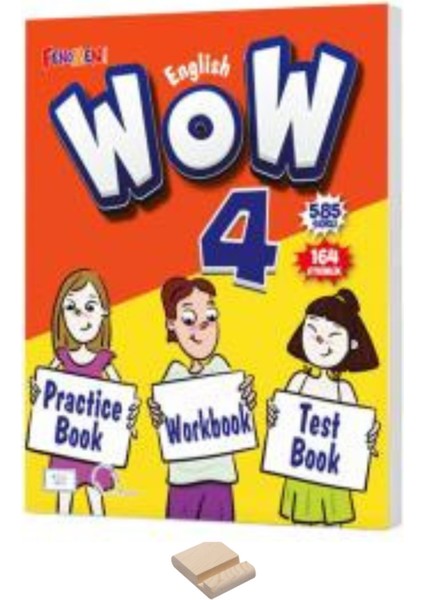 4. Sınıf Wow Practıce Book + Workbook + Test Book + Telefon Tutucu