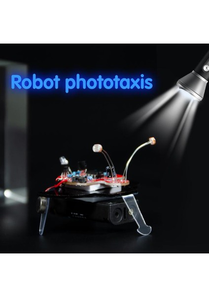 Ateşböceği Işığa Duyarlı Robot Elektronik Öğrenme Dıy Kiti Mini Robot Işığa Duyarlı Direnç (Yurt Dışından) modelleri