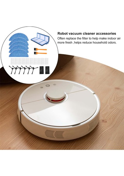 V5 V5S V3 V3S V5PRO V50 V55 X5 V5S Pro Elektrikli Süpürge Robotu Temizleyici A Için Yedek Aksesuarlar Kiti (Yurt Dışından)