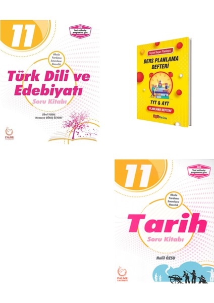 11. Sınıf Türk Dili Edebiyatı ve Tarih Soru Kitabı + Planlama Defteri