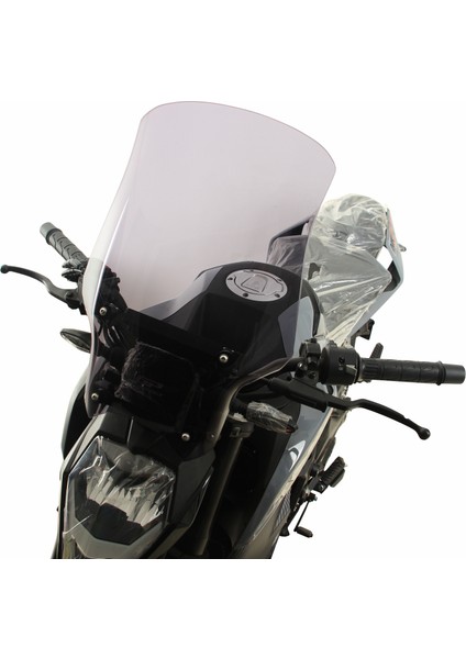 CF Moto 250 NK 2023-2024 Uyumlu Ön Cam Şeffaf 49 cm modelleri