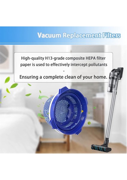 Jet Çubuk Süpürge Hepa Filtre, Vakum Aksesuarları Mikro Filtre DJ97-02649A (Yurt Dışından)