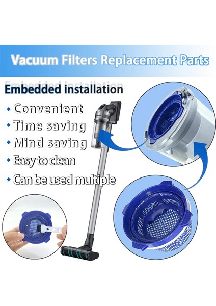 Jet Çubuk Süpürge Hepa Filtre, Vakum Aksesuarları Mikro Filtre DJ97-02649A (Yurt Dışından)