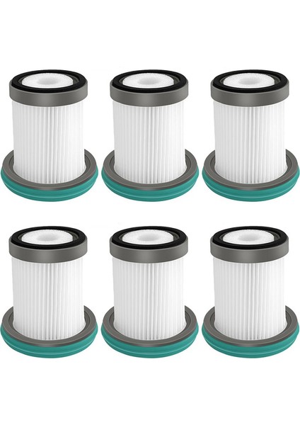 6 Adet Cyclone Akülü Elektrikli Süpürge Ev El Çubuğu T11/T11 Pro Yıkanabilir Hepa Filtre Seti Parçaları (Yurt Dışından)