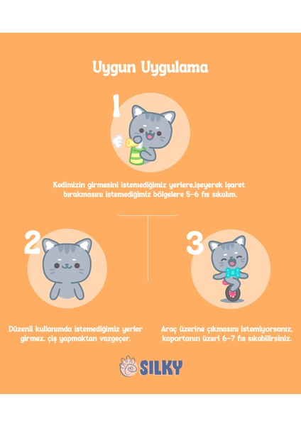 - Kedi Uzaklaştırıcı ve Tuvalet Eğitim Spreyi ( 500ML )