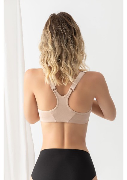 1061 Kadın Pamuklu Önden Açılır Desteksiz Bralet Sporcu Medikal Sütyen modelleri