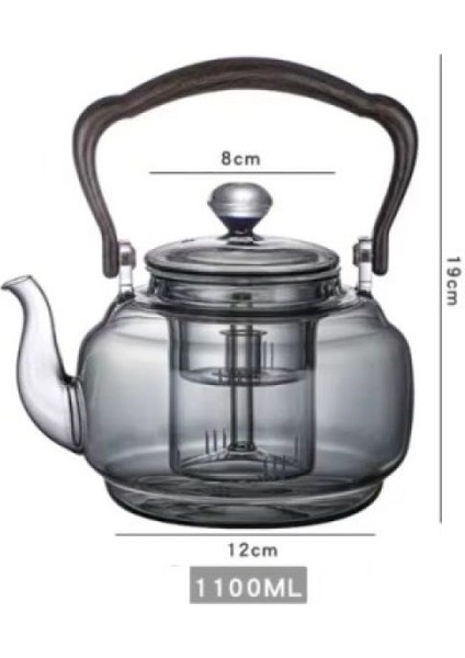 Bambu Saplı Çaydanlık 1100 Ml.