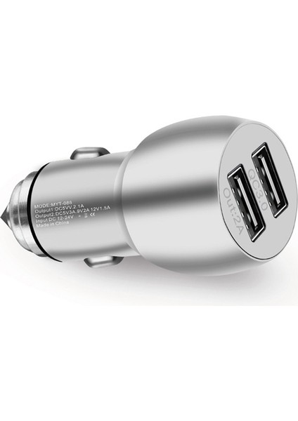 USB Araç Şarj Cihazı 5A Hızlı Şarj 2 Port 12-24 V Soket Çakmak Araba USB C Şarj Cihazı Telefon Şarj Adaptörü (Yurt Dışından) indirimleri