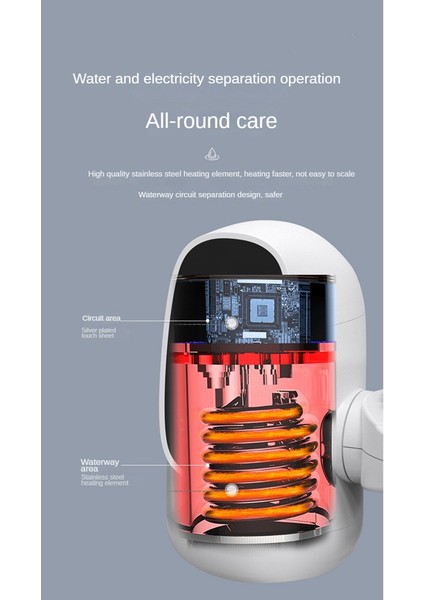 3000W Anında Elektrikli Sıcak Su Isıtıcı Musluk Dijital Ekran Isıtma Musluk Suyu Isıtıcı Banyo Musluk Için Abd Plug (Yurt Dışından)