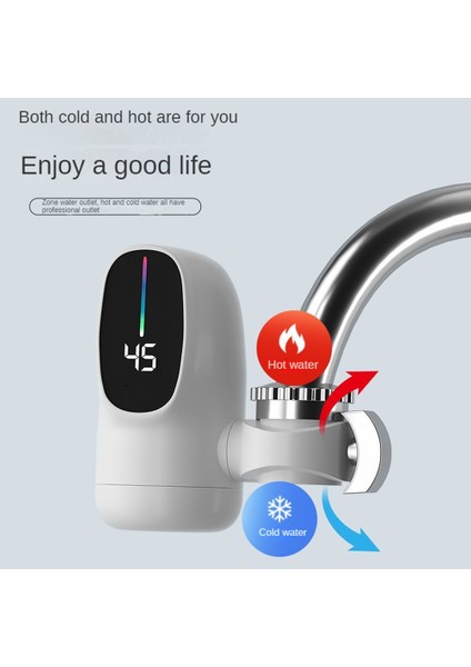 3000W Anında Elektrikli Sıcak Su Isıtıcı Musluk Dijital Ekran Isıtma Musluk Suyu Isıtıcı Banyo Musluk Için Abd Plug (Yurt Dışından)