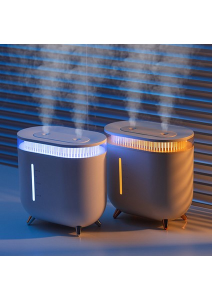 2000ML Çift Memeli Hava Nemlendirici Difüzör Coloful LED Serin Mist Maker Sisleyici Ev Ofis Için Beyaz (Yurt Dışından) modelleri