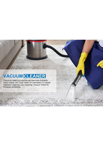 Döşeme ve Halı Temizleme Için Şeffaf Kafalı 2x Çıkarıcı Aleti El Değneği, Kamyon Montajları Için Araba Detaylandırma Vakum Çubuğu (Yurt Dışından) modelleri