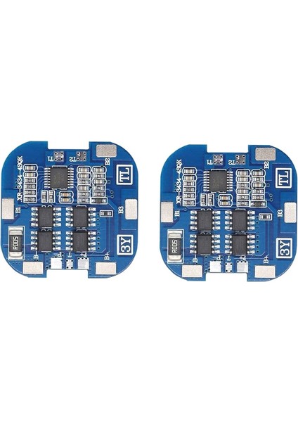 2 Adet 4s Bms 10A 14.8V 18650 Li-Ion Lityum Pil Şarj Panosu Süpürme Makinesi Güneş Lityum Pil Koruma Levhası (Yurt Dışından)