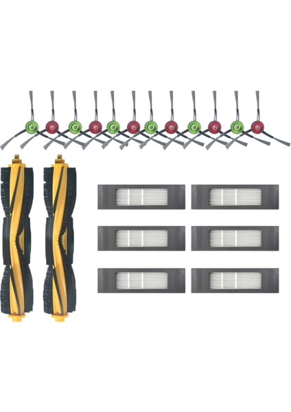 40X Deebot Ozmo 920 950 T8 T9 Max N8PRO Robotlu Süpürge Ana/yan Fırça Hepa Filtre (Yurt Dışından)