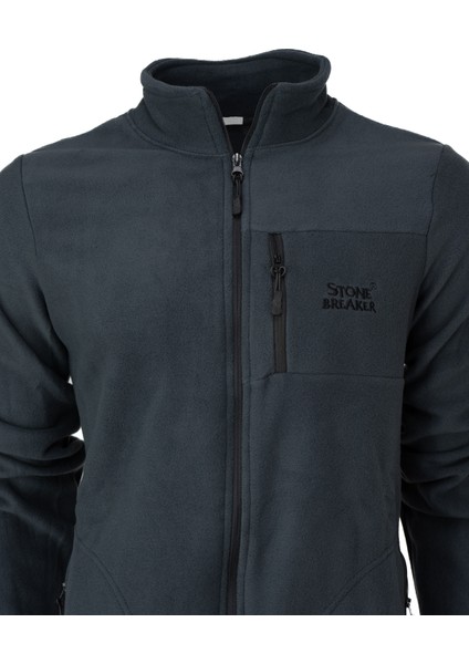 Erkek Kışlık Polar Sweatshirt Hırka Önü ve Cepleri Fermuarlı Hakim Yaka Rahat Kesim Tam Kalıp Anti Pilling modelleri