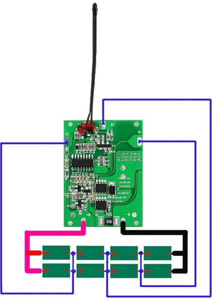 Li-Ion Pil Kabuğu Bms Pcb Şarj Koruma Levhası Lityum Kutu Muhafazası Irobot Roomba 5 6 7 8 9 Serisi Süpürgesi (Yurt Dışından)