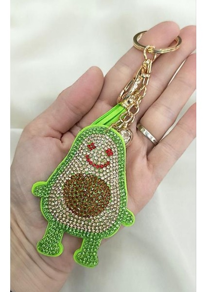 Anahtarlık Taşlı Avokado Araba Çanta Cüzdan Süsü fiyatları