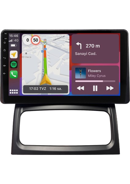 Renault Clio 1 Android 14 Multimedya - 2 GB Ram - 32 GB Hafıza - Carplay CRV4750XP