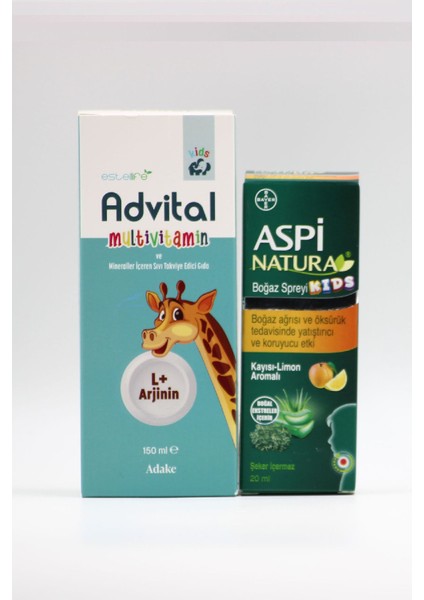 Advital Multivitamin Aspi Natura Boğaz İçin Sprey