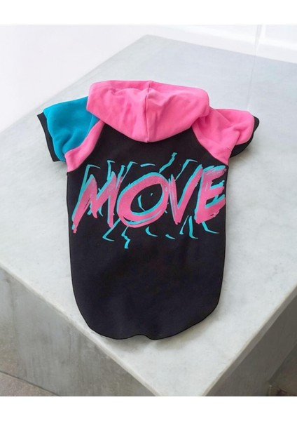Move Extra Kapşonlu Sweatshirt Orta ve Büyük Irklar Için