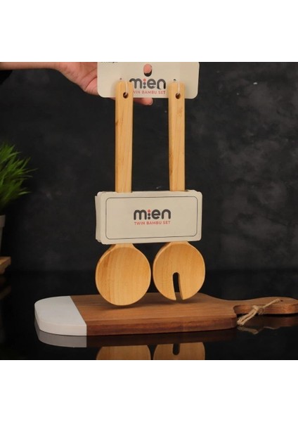 Dayanıklı Bambu 2’li Salata Kaşığı 7B41 fiyatları