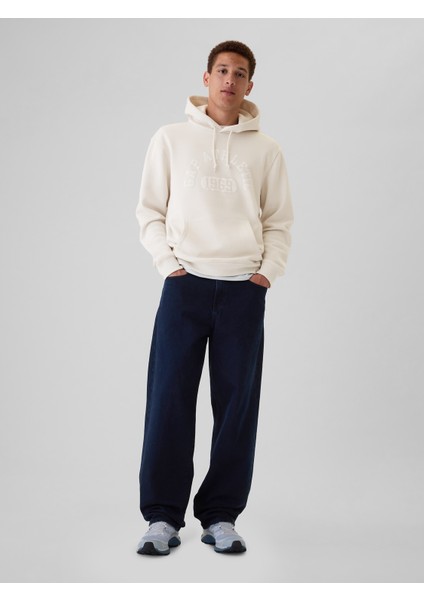 Erkek Bej Gap Logo Vintage Soft Sweatshirt modelleri