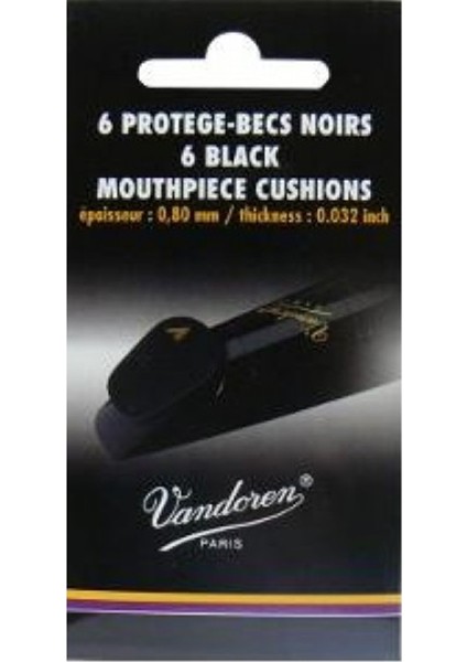 Vmcx6 0,8 mm Kalın Siyah Dişlik