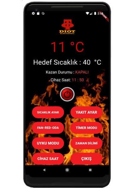 Wi-Fi Bağlantılı Kalorifer Kazanı Kontrol Paneli - Kazan Beyni (Yerli Üretim - Diot Electronic) fiyatları