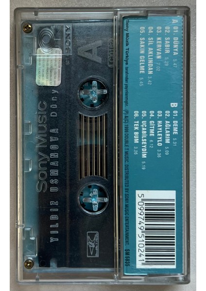 Yıldız Usmanova - Dünya - Kaset fiyatları