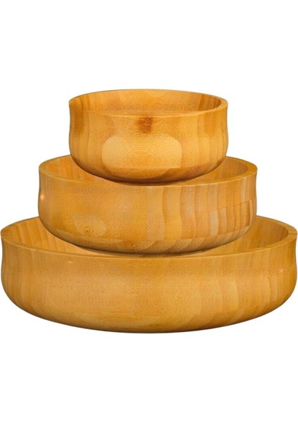 Dayanıklı Bambu Bohem Kase 13 cm Küçük Boy (S) 1 Adet 7B121