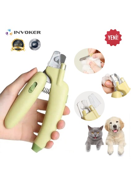 Işıklı Kedi Köpek Tırnak Makası Pet Evcil Hayvanları Uv Işınlı Törpülü Hazneli Bakterii Parazit Tırnak Içi Damarları Görme