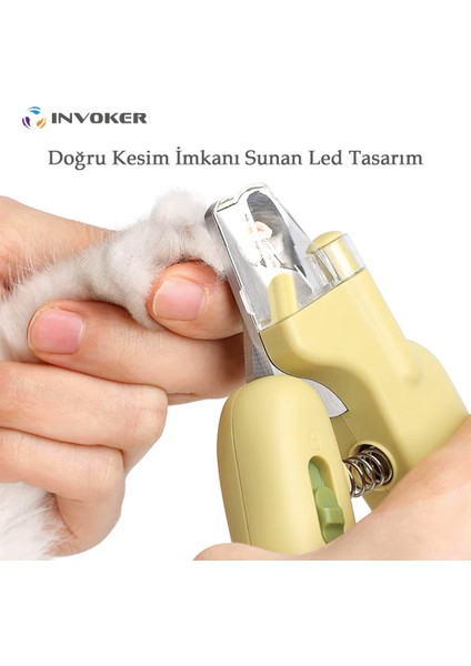 Işıklı Kedi Köpek Tırnak Makası Pet Evcil Hayvanları Uv Işınlı Törpülü Hazneli Bakterii Parazit Tırnak Içi Damarları Görme fiyatları