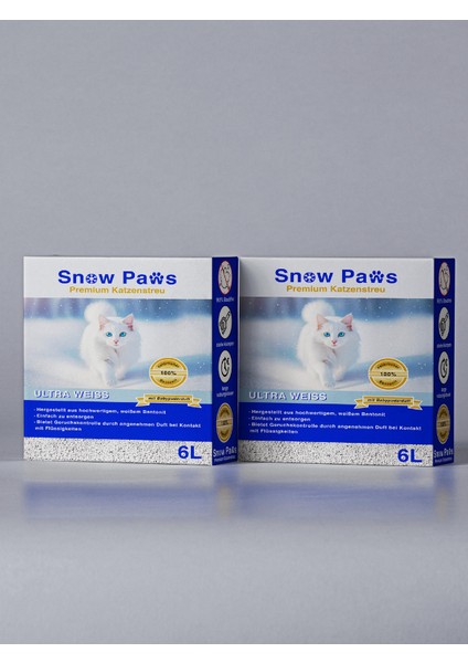 Baby Powder Kokulu Süper Hızlı Topaklanan Kedi Kumu 2X6 Lt