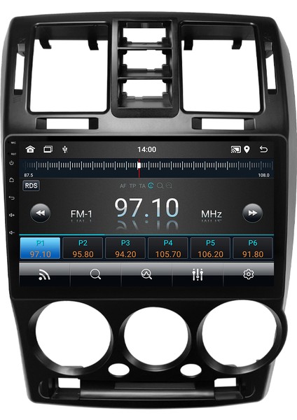 Hyundai Getz (2004-2006) Android 14 Multimedya - 4 GB Ram - 64 GB Hafıza - Carplay CRV-4753XR