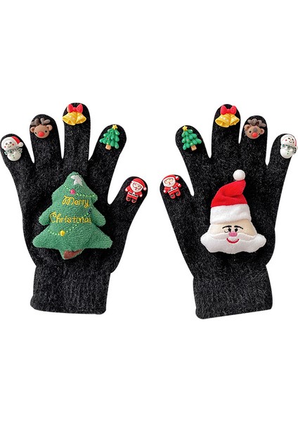 Noel Eldivenleri, Erkek ve Kadın Kışlık Peluş Eldivenler, Sıcak Dış Mekan Binicilik Eldivenleri (Yurt Dışından)