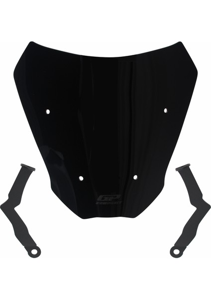 CF Moto 700 CL-X 2022-2024 Uyumlu Ön Cam Siyah 27 cm