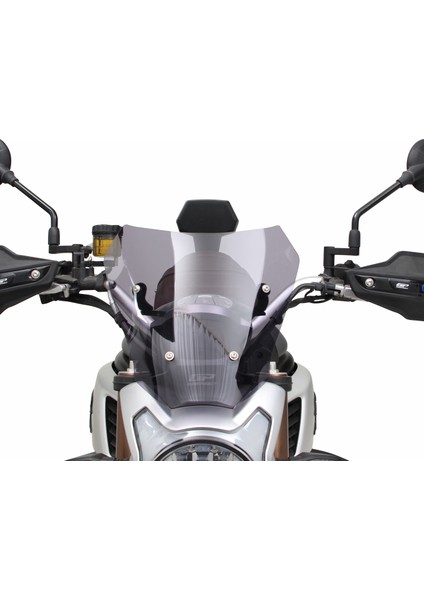 CF Moto 700 CL-X 2022-2024 Uyumlu Ön Cam Siyah 27 cm