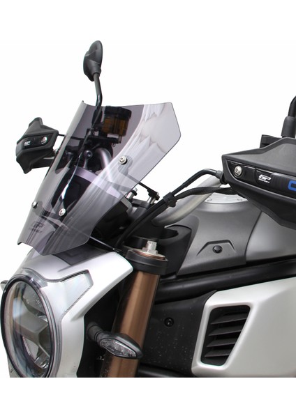 CF Moto 700 CL-X 2022-2024 Uyumlu Ön Cam Siyah 27 cm