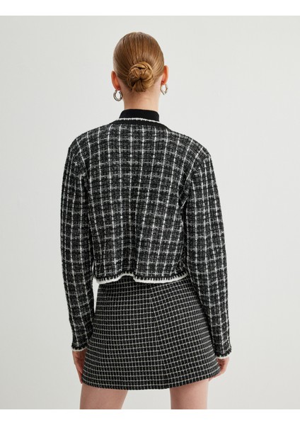 Tüvit Hırka Yuvarlak Yaka Düğmeli Cepli Uzun Kollu fırsatları