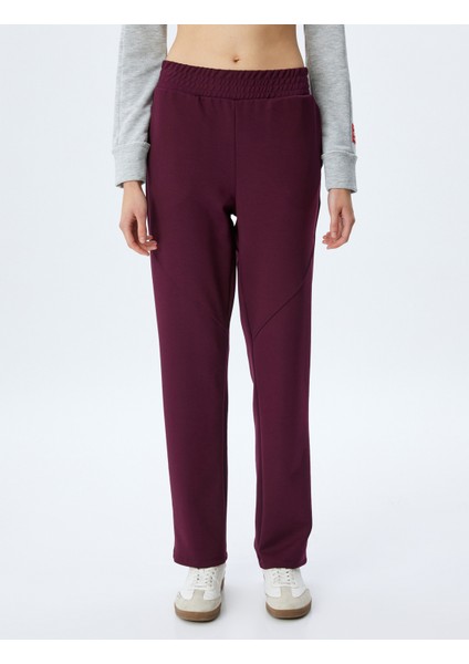 Beli Lastikli Yüksek Bel Cepli Boru Paça Kalın Modal Kumaş Eşofman Altı modelleri