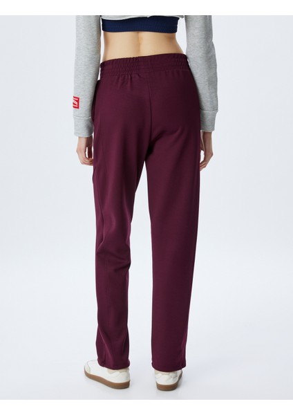 Beli Lastikli Yüksek Bel Cepli Boru Paça Kalın Modal Kumaş Eşofman Altı fırsatları