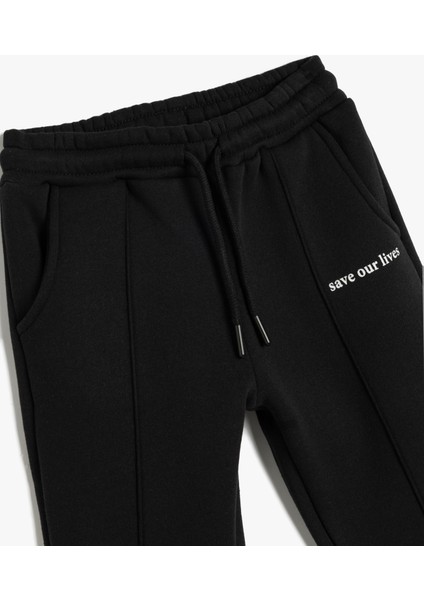 Jogger Eşofman Altı Beli Bağlamalı Cepli modelleri