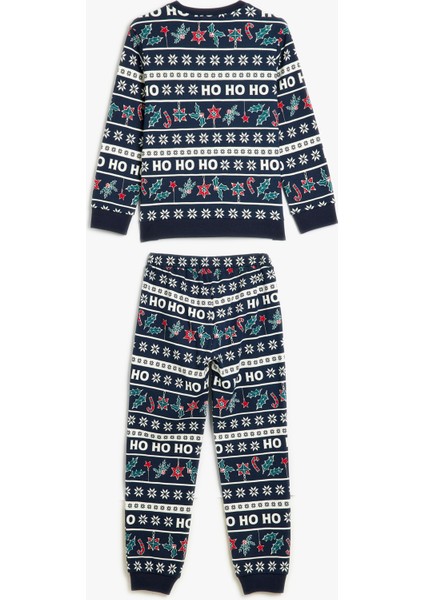 Pamuku Pijama Takımı Yılbaşı Temalı Baskılı Uzun Kollu 2 Parça fiyatları