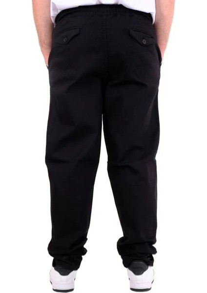 Büyük Beden Erkek Gabardin Düz Paça Jogger Everest 21929 Siyah fırsatları