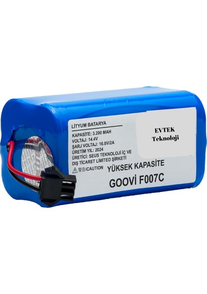 Goovi F007C 3200MAH Robot Süpürge Bataryası fırsatları
