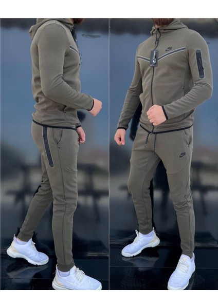 Sportswear Tech Fleece Yeşil Eşofman Takımı