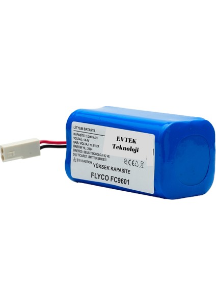 Flyco FC9601 3200MAH Robot Süpürge Bataryası