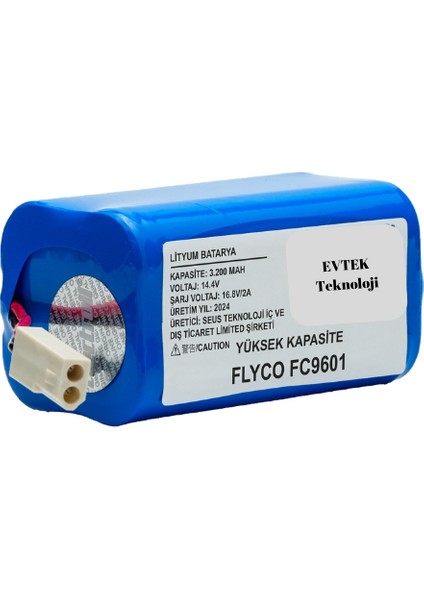 Flyco FC9601 3200MAH Robot Süpürge Bataryası